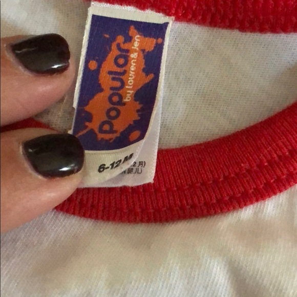 Wonder Woman rhinestone baseball tee 🦸♀️ 6-12M - Picture 4 of 5